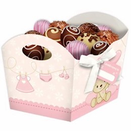 Cachepot Baby Urso Rosa